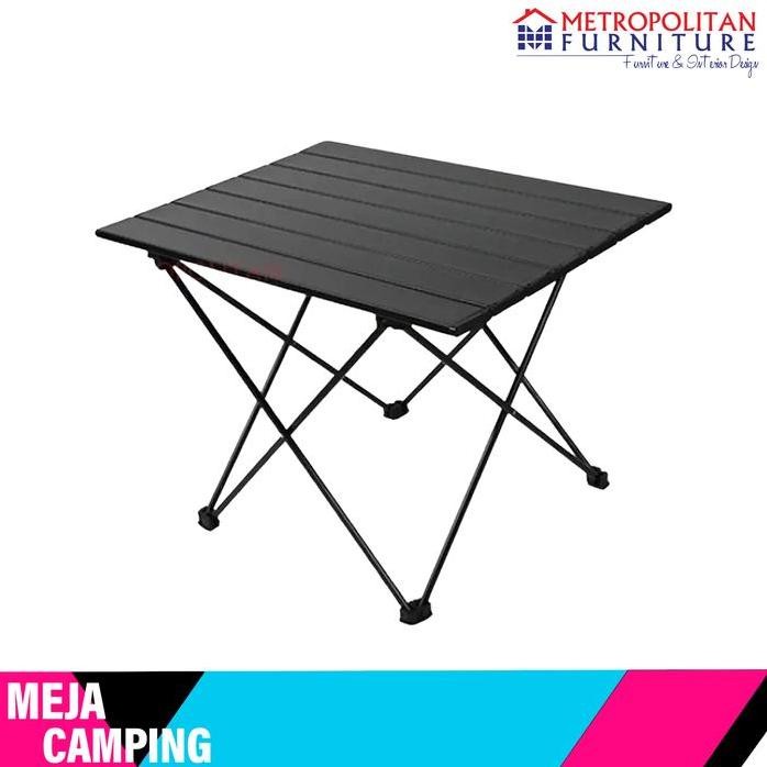 

Terlaris Meja Lipat Outdoor Aluminium Portable Camping Foldable Table