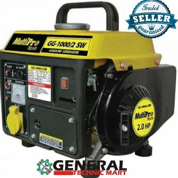 

Terlaris Mesin Genset Listrik 1000 Watt Gg-1000/2Sw Multipro Gg1000/2Sw