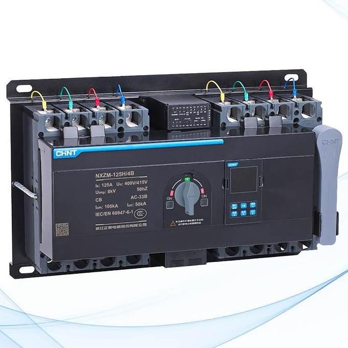 

Terlaris Chint Pln-Genset Type Nxzm-125S/4B Panel Automatic Transfer Switch (Ats) Lampu