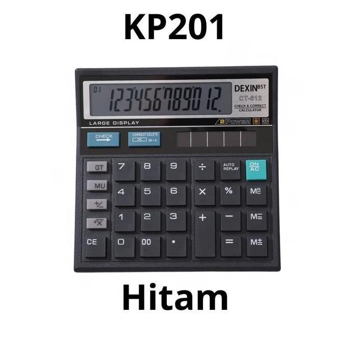 

restock KP201 - KALKULATOR CT512 12 DIGIT CALCULATOR CHECK & CORRECT DUAL 2 POWER KALKULATOR KERJA KALKULATOR PASAR KALKULATOR SEKOLAH STATIONARY