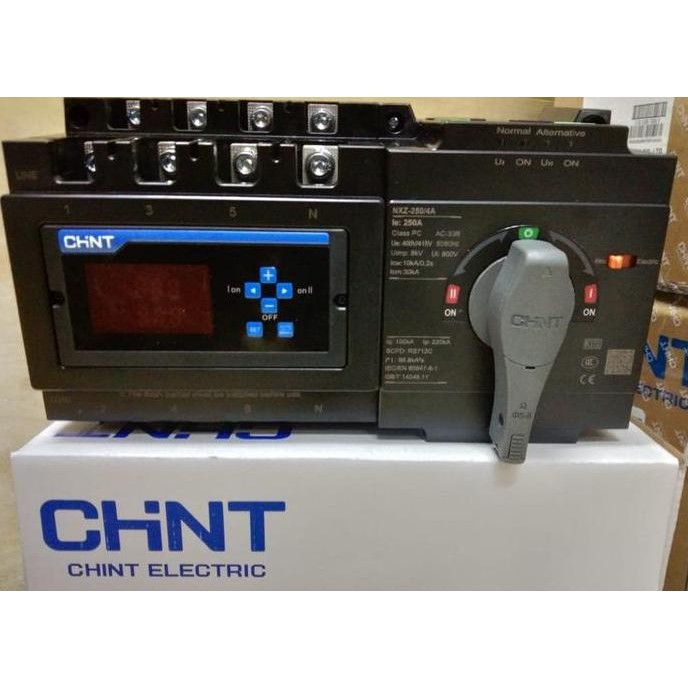 

Terlaris Panel Automatic Transfer Switch (Ats) Pln-Genset Nxz-250A Chint