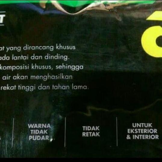 SEMEN KERAMIK AM 53 TILE GROUT 1KG + CAIRAN PENGUAT NAT AM 54 330ml