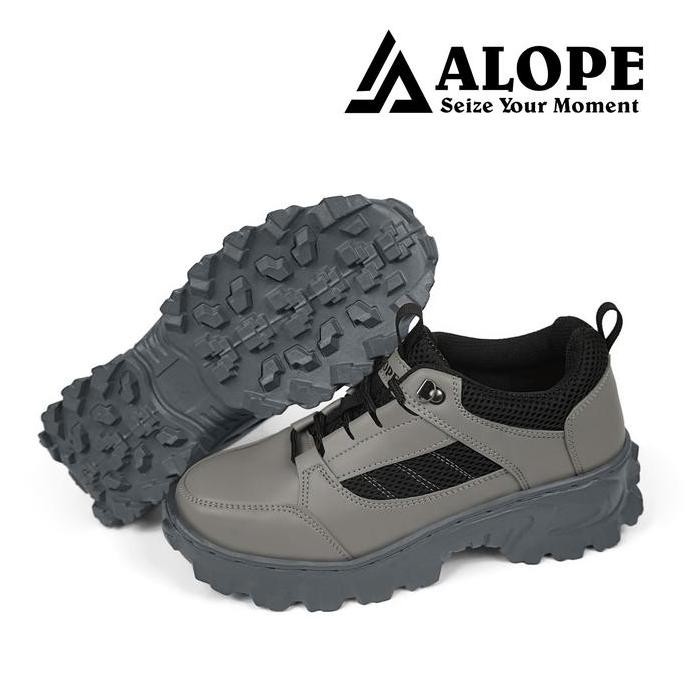 

Terlaris Alope Dizon Sepatu Safety Boots Proyek Ujung Besi Terbaru Steel Toe Cap Shoes