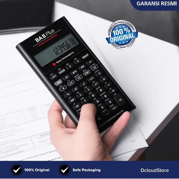 

restock Kalkulator Original BA II Plus Professional Texas Instruments