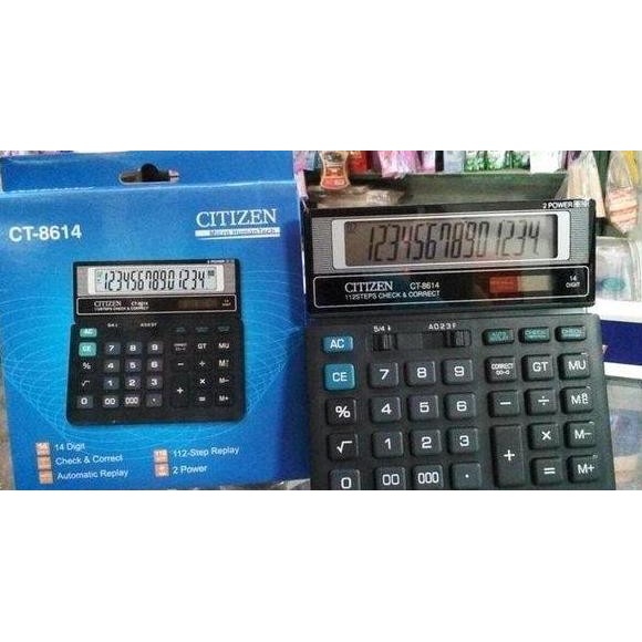 

restock jual Kalkulator CITIZEN 14 Digit Calculator CT-8614
