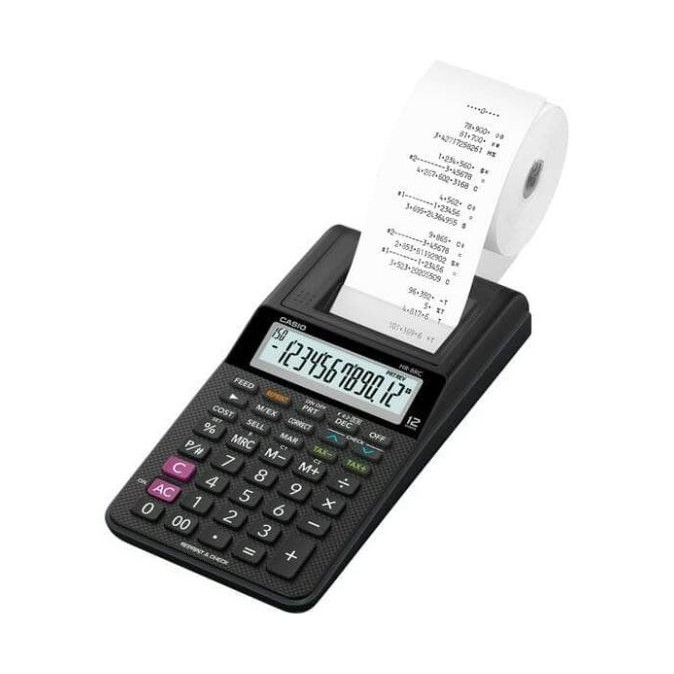 

restock Paket CASIO HR-8 RC + KERTAS + TINTA+ BATERAI- Kalkulator/CALCULATOR