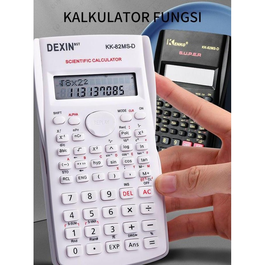 

restock Kalkulator Color Function Scientific Calculator 240 Fungsi Kalkulasi 5 Warna sains Alat tulis untuk pembelajaran siswa-coco_market