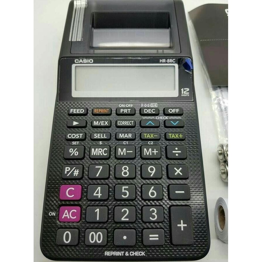 

restock Kalkulator Casio HR-8RC hr 8rc reprint check original resmi