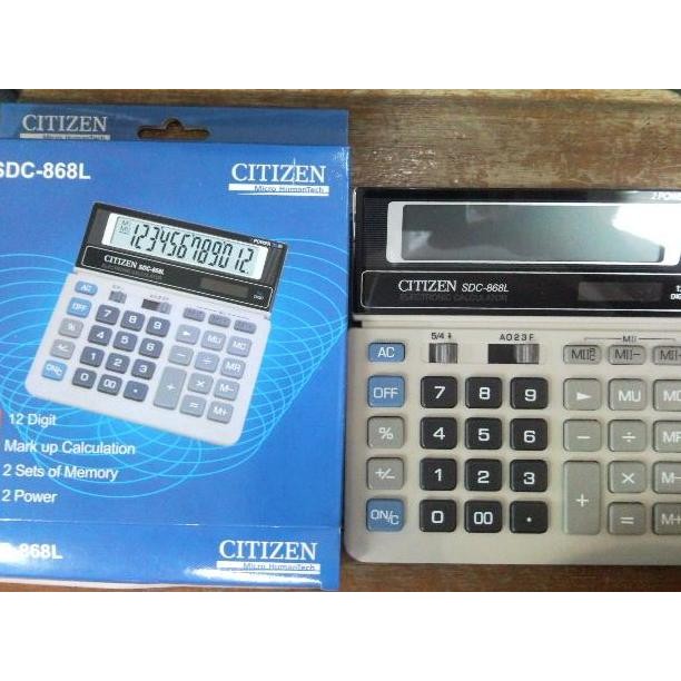 

restock Jual Kalkulator Calculator Citizen SDC 868 L