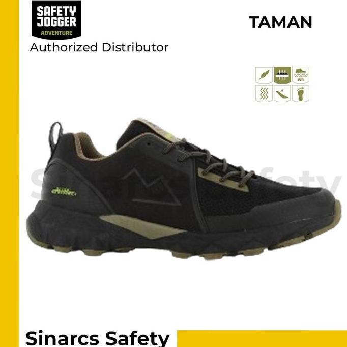 

Terlaris Sepatu Adventure Jogger Taman Low - Black / Hitam