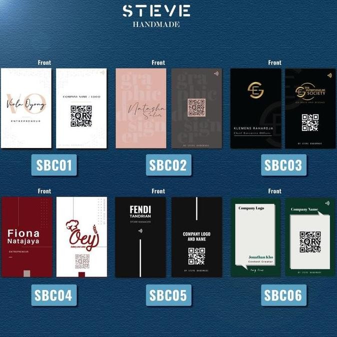 

ready !!! Smart Business Card Classic Kartu Nama Digital RFID Custom Logo Nama