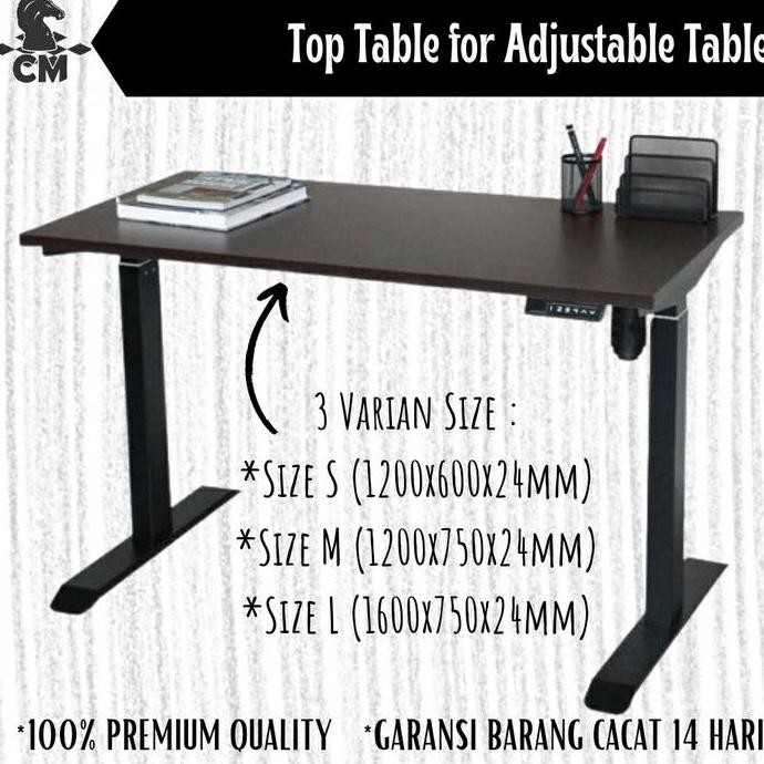 Terlaris Top Table Meja Finishing Hpl Adjustable Table Desk