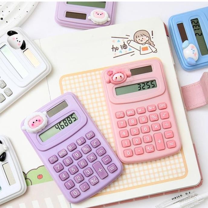 

restock Kalkulator Portable/Digit Electronic Calculator /Kalkulator Fancy Warna / Kalkulator Digit Portable Mini Lucu Hewan