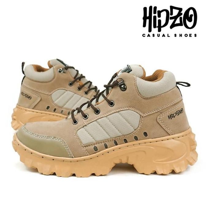

Terlaris Hipzo Sepatu Safety Boots Tinggi M079 Untuk Unisex Ujung Besi Kerja Proyek Lapangan Shoes Pria
