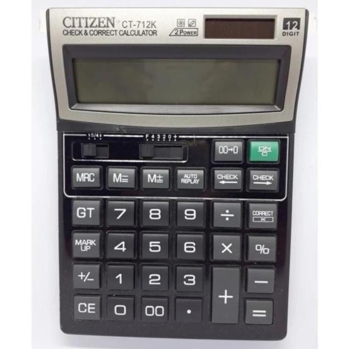 

restock CITIZEN CT-712K KALKULATOR CHECK CORRECT CALCULATOR DESKTOP CT712K