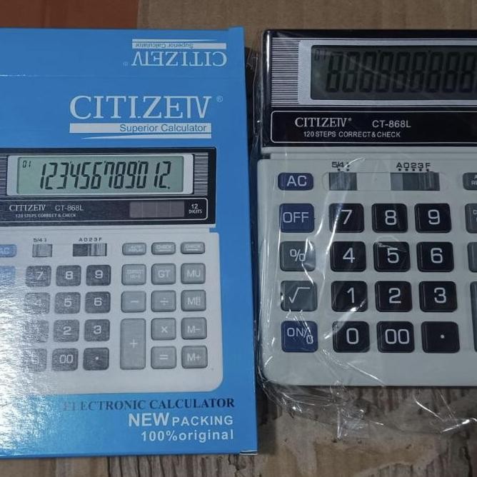 

restock Kalkulator ct 868L Cek ulang