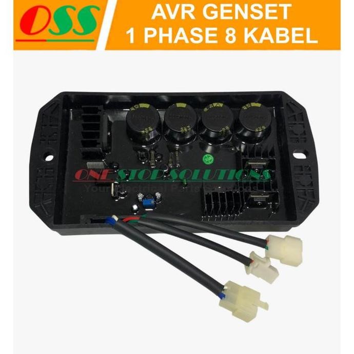 

Terlaris Avr Genset 15 Kw 10 Kw 8 Kw Sm2005270 121 1 Phase 8 Kabel