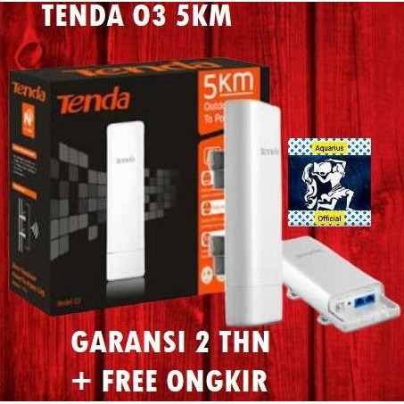 Tenda O3 5Km Outdoor Point To Point Cpe - Tenda 03 Wireless Router