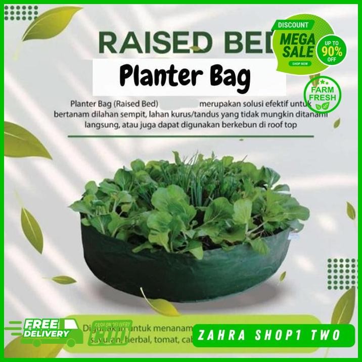 PLANTER BAG RAISED BED PLANTERBAG BULAT POLYBAG POT KANTONG TANAMAN TERKINI KUALITAS TERBAIK 