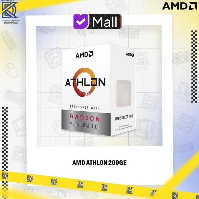 Amd Athlon 200Ge Processor With Radeon Vega 3 Graphics