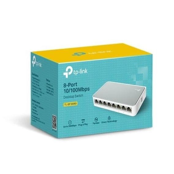 Tp-Link 8-Port Switch Hub Tl-Sf1008D Sf 1008 D 1008D