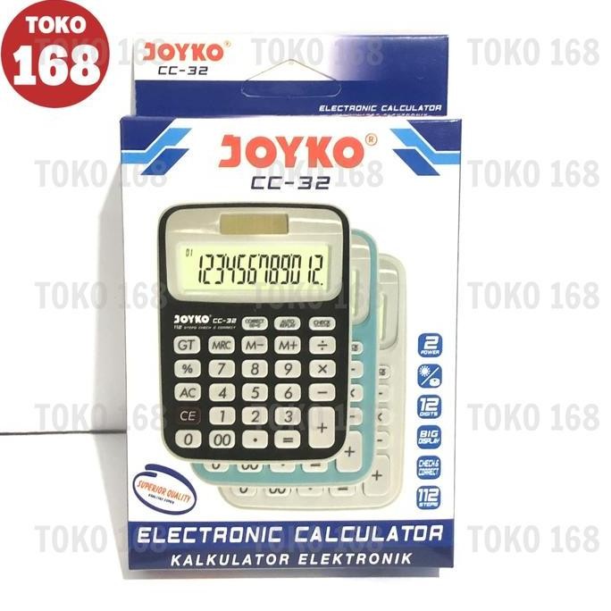 

restock Joyko Calculator/Kalkulator 12 Digit CC-32 Check Correct (PCS)