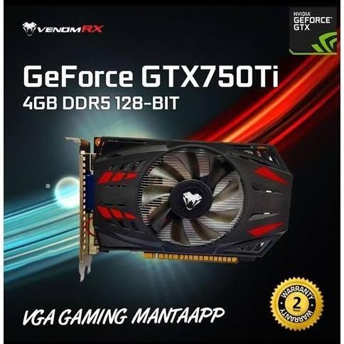 Vga Venomrx Gtx 750 Ti 4Gb Ddr5 128Bit - Venomrx Geforce Gtx 750 Ti