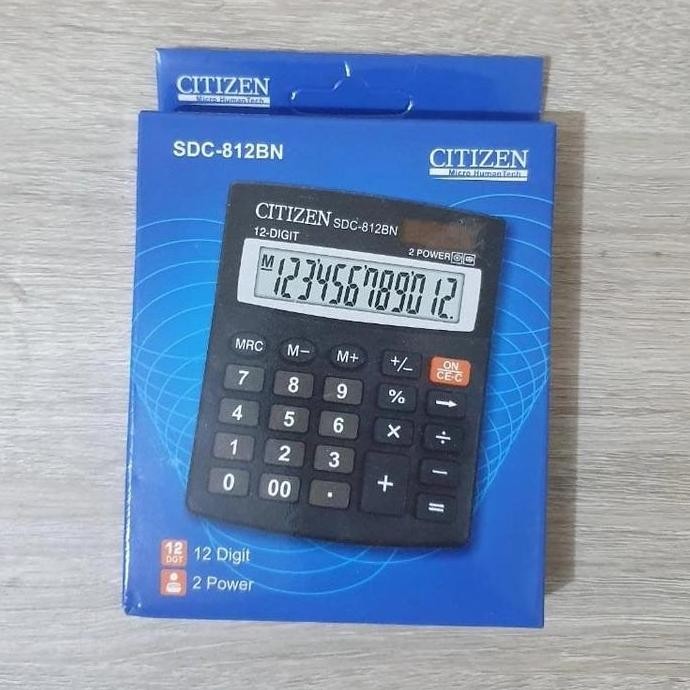 

restock Kalkulator Citizen SDC 812BN - Kalkulator Kecil 12 Digit