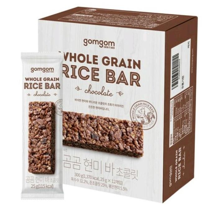 

Whole Grain Rice Bar Chocolate Gomgom Korea