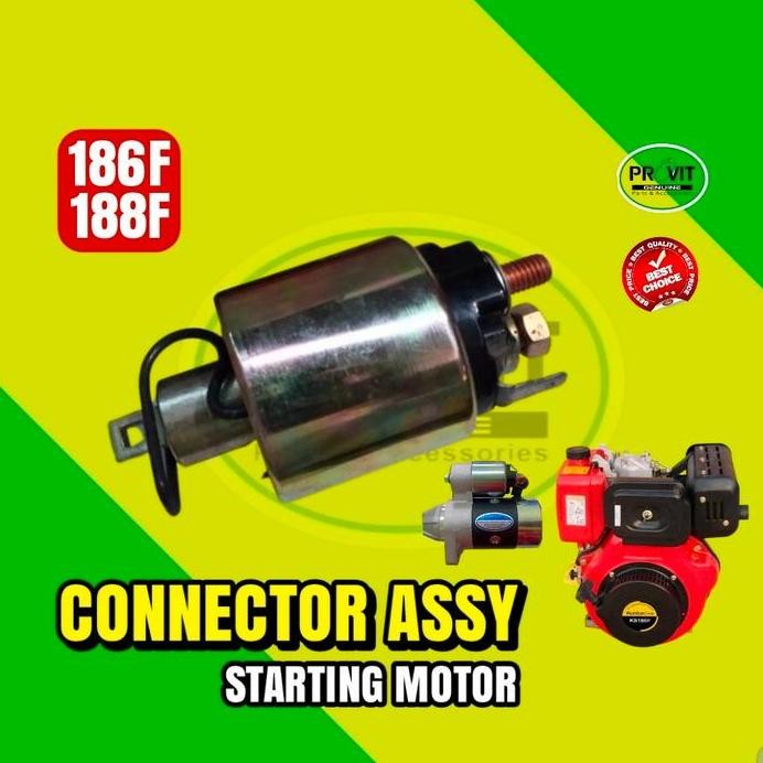 

Terlaris 186F - 188F Bandik / Conector Starting Motor Genset Silent Solar