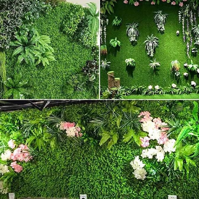 rumput hias dinding tembok hiasan rumah taman rumput sintetis grass
