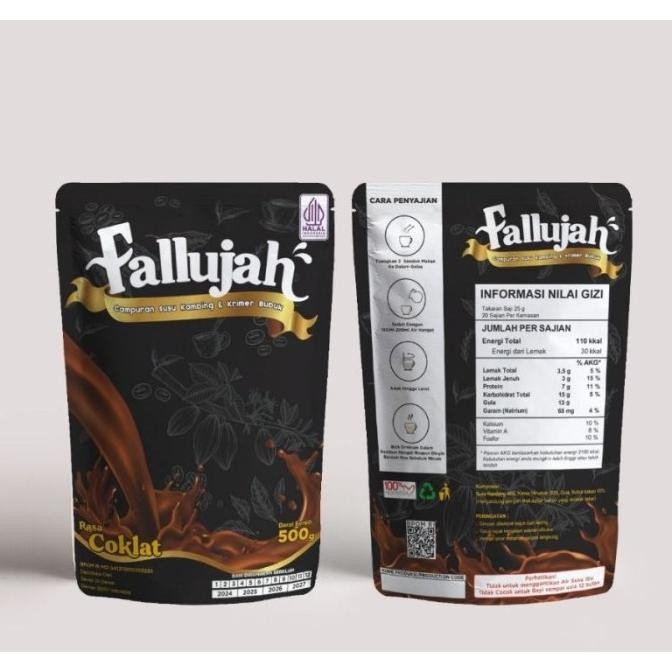 

(Expert) Fallujah Susu kambing Etawa Coklat kemasan baru BPOM