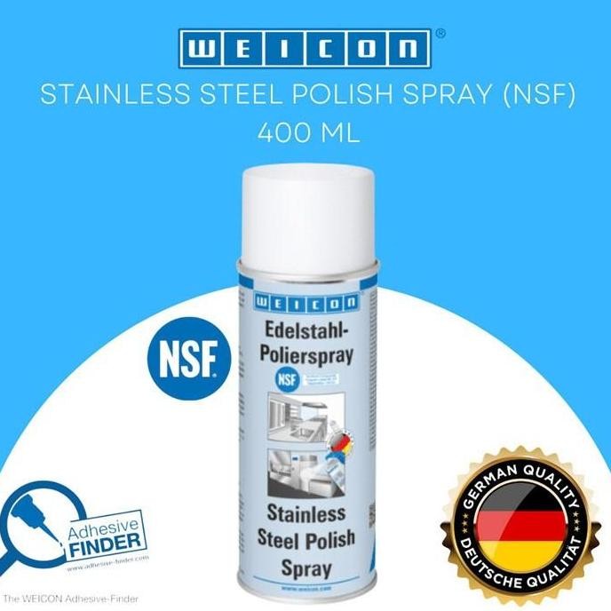 Grosir Weicon Stainless Steel Polish Spray 400 Ml Semprotan Pelapis Anti Karat Baja Metal