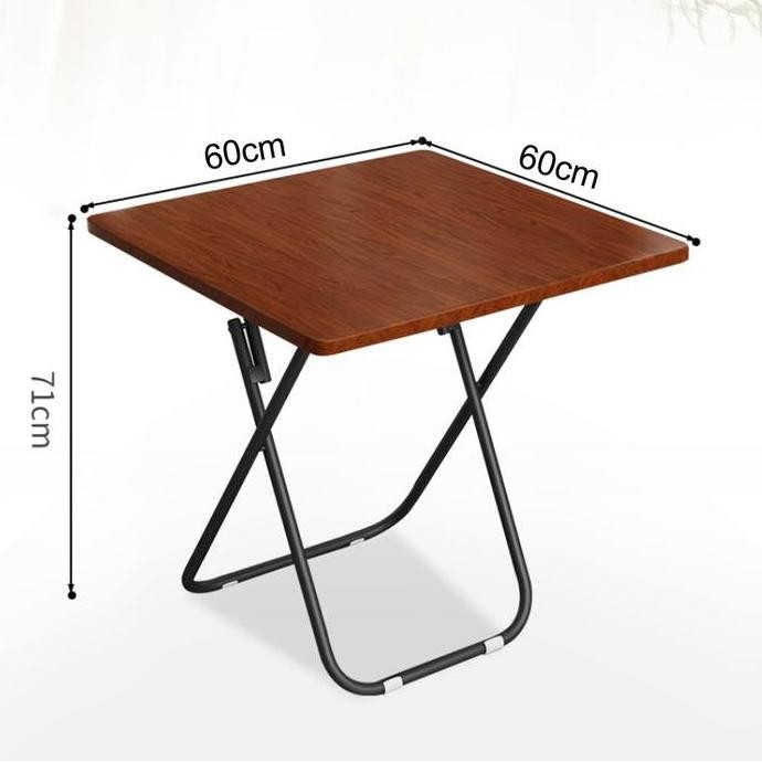 Terlaris Dgl - Portable Meja Lipat Kayu / Meja Makan Portable / Meja Aesthetic Kayu / Meja Kecil Ser