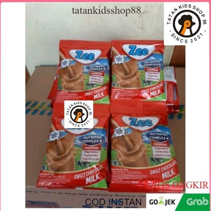 

(Expert) Zee Renceng Sachet Vanila Dan Coklat Bag 10 x 38gr Susu Pertumbuhan Anak 3 Tahun Sampai 12