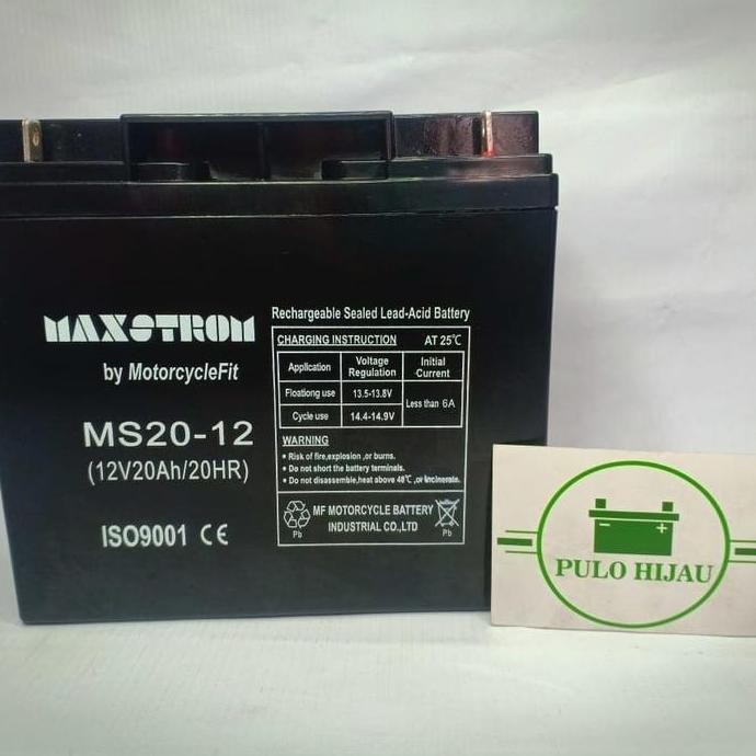 

Terlaris Aki Genset 12V20Ah Vrla Mf Kering