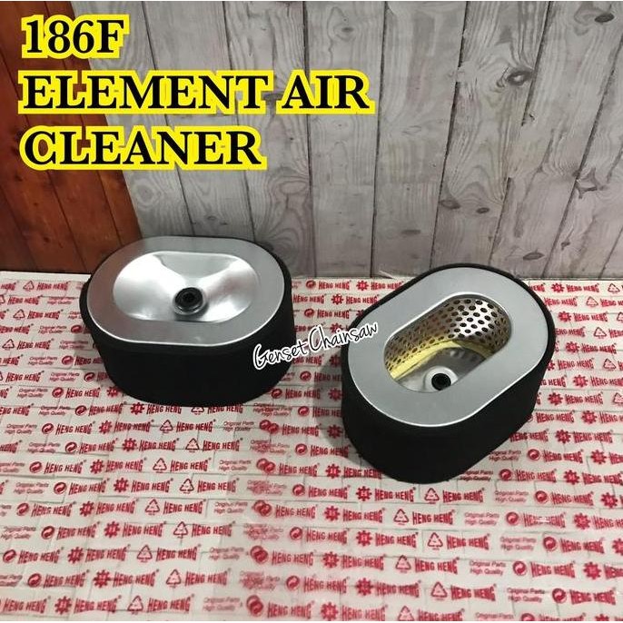 

Terlaris 186F 186 Element Filter Air Cleaner Saringan Hawa Genset Silent 5Kw