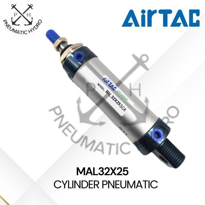 Promo Mini Cylinder Pneumatic Airtac Mal32X25Sca / Mal32X25Ca