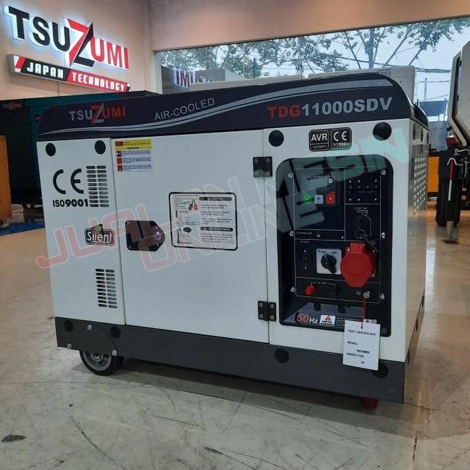 

Terlaris Genset Silent 10 Kva 8 Kw Tsuzumi Tdg11000Sdv