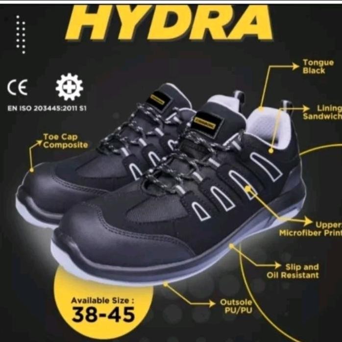 

Terlaris Krisbow Sepatu Pengaman Kerja Safety Shoes Hydra 4 Inch