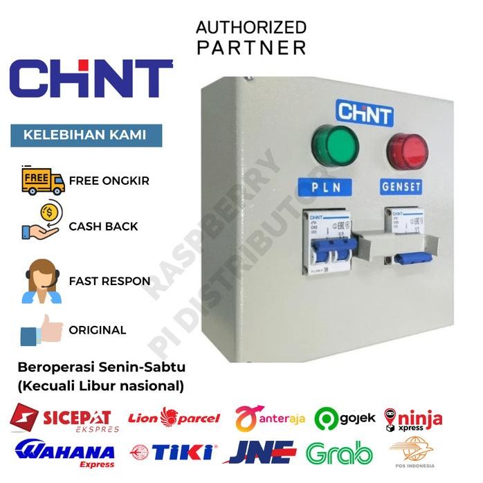 

Terlaris Panel Interlock Switch Pln-Genset Chint 2P (Pengganti Ohm Saklar)