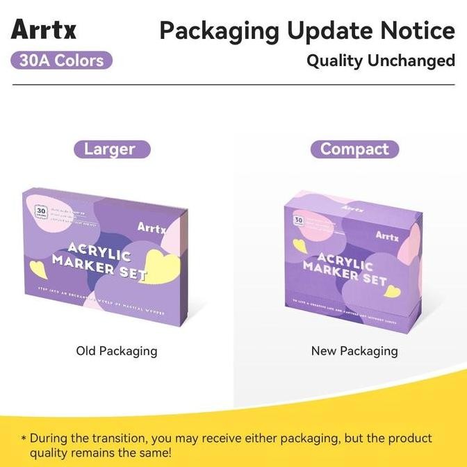 

ready ARRTX ACRYLIC MARKER SET 30CLR (New Packing)