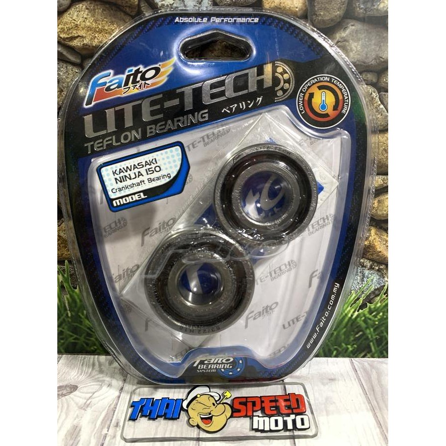 bearing laher kruk as ninja R 150,ninja RR 150 by faito lite tech