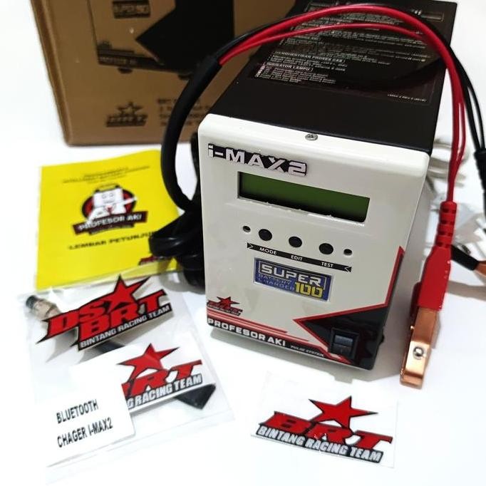 SMART CHARGER IMAX 2 Cas Aki Accu BRT 100 Ah 50 Ah AMPERE Mobil Motor