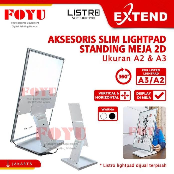 

Terlaris Aksesoris Listro Light Pad Banner Poster Standing Meja Menu 2D A3 A2
