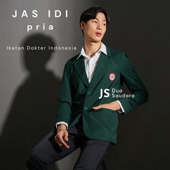 Jas idi pria siap pakai / jas dokter idi pria / baju idi pria murah