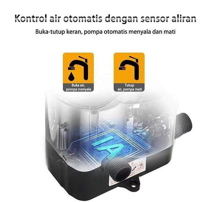 Grosir Pompa Booster Pendorong Air Booster Pump Otomatis 150W/200W  Pengangkat Tekanan Mini Pompa Ai