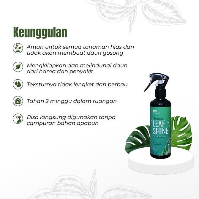 

fresh Leaf Shine Kilap Daun Organik Spray 250ml by Bitan tanaman