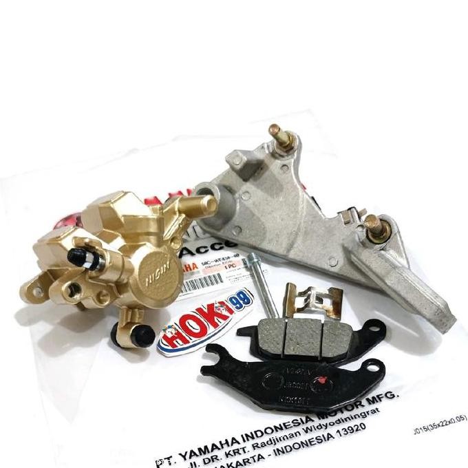 KALIPER CAKRAM+BREKET BELAKANG JUPITER MX 135 NEW(ORI NISIN) Motor