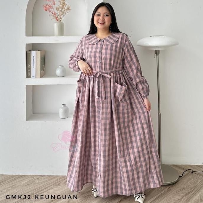 Jumbo Gamis Hanna katun ld 120 130 140 cm